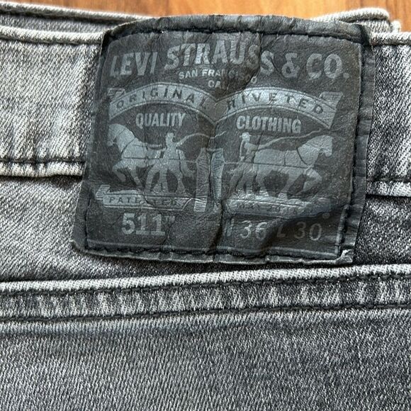Levi's Men's Gray 511 Jeans - Picture 3 of 6